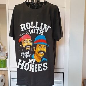 Black Graphic 'Rollin' With My Homies' T-Shirt